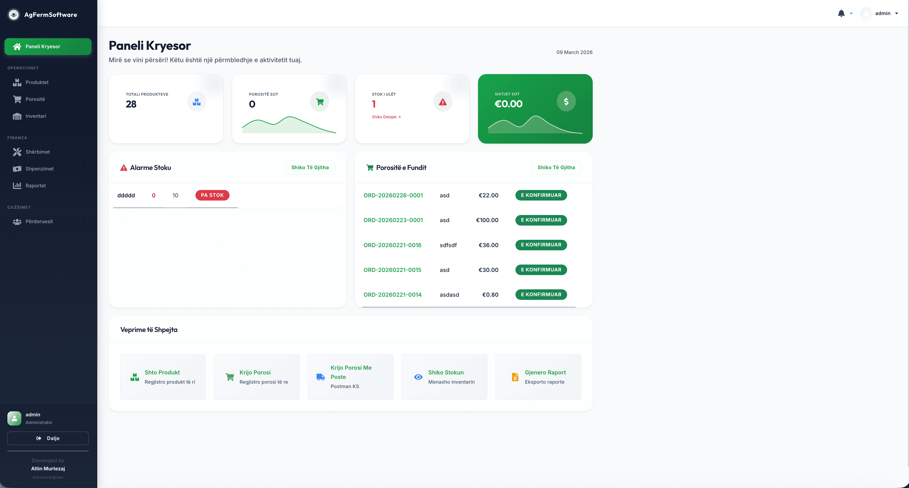 AgFerm interface